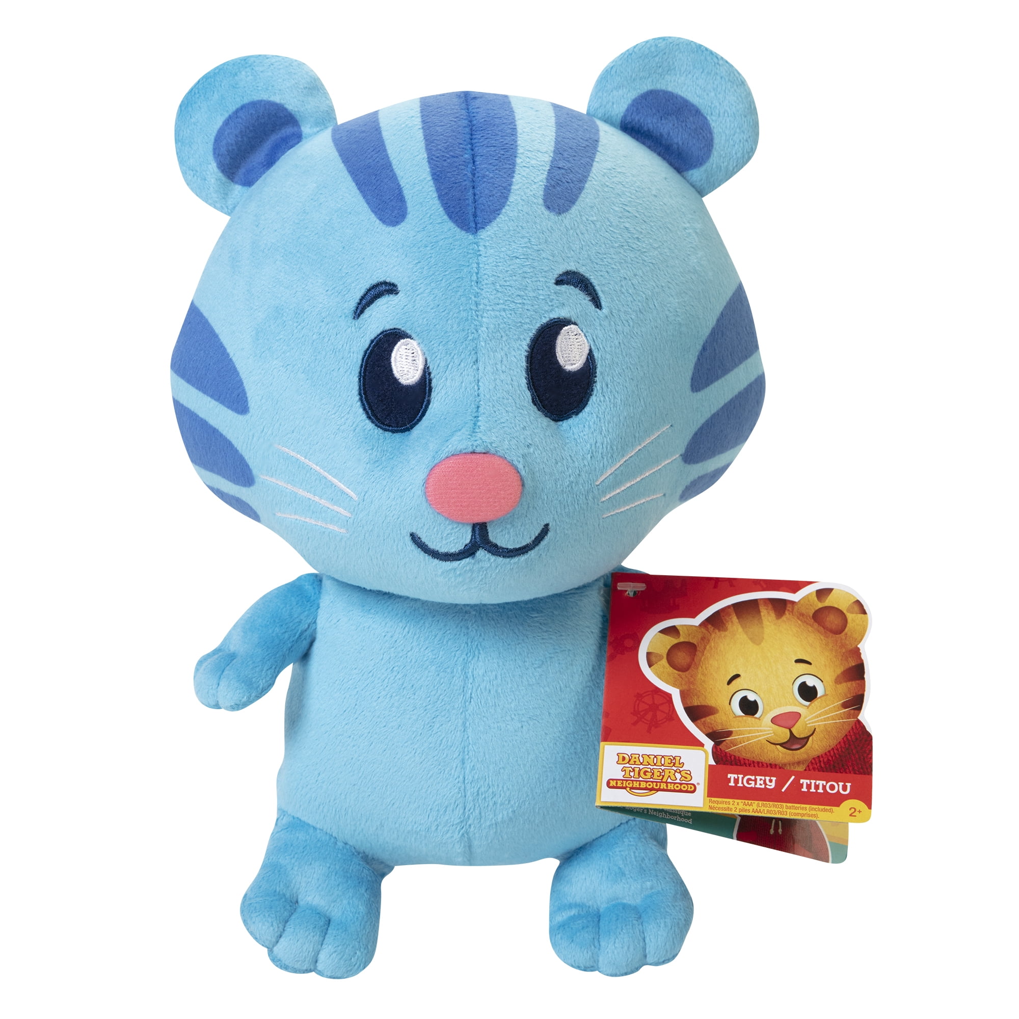 Daniel Tiger's Neighborhood Tigey 6.5 inch Feature Plush Toy Figure Talks and Sings