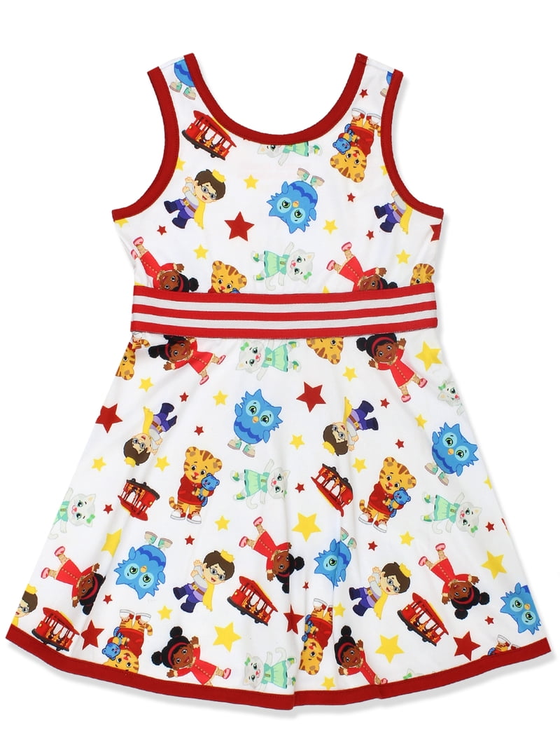 daniel tiger birthday dress Tiger's Neighborhood Toddler Girls Ultra Soft Fit and Flare Dress, Sizes 2T-5T Billabong 90S Babe Mini