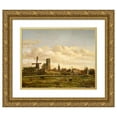 thumbnail image 1 of Daniel Vosmaer 24x20 Gold Ornate Framed and Double Matted Museum Art Print Titled - View of Den Briel (1658-1660), 1 of 4