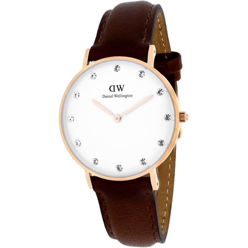 Daniel Wellington Classy Bristol Quartz Movement White Dial Ladies Watches DW00100062