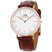 Daniel Wellington Womens Classic St. Mawes 0507DW Brown Leather Quartz Watch