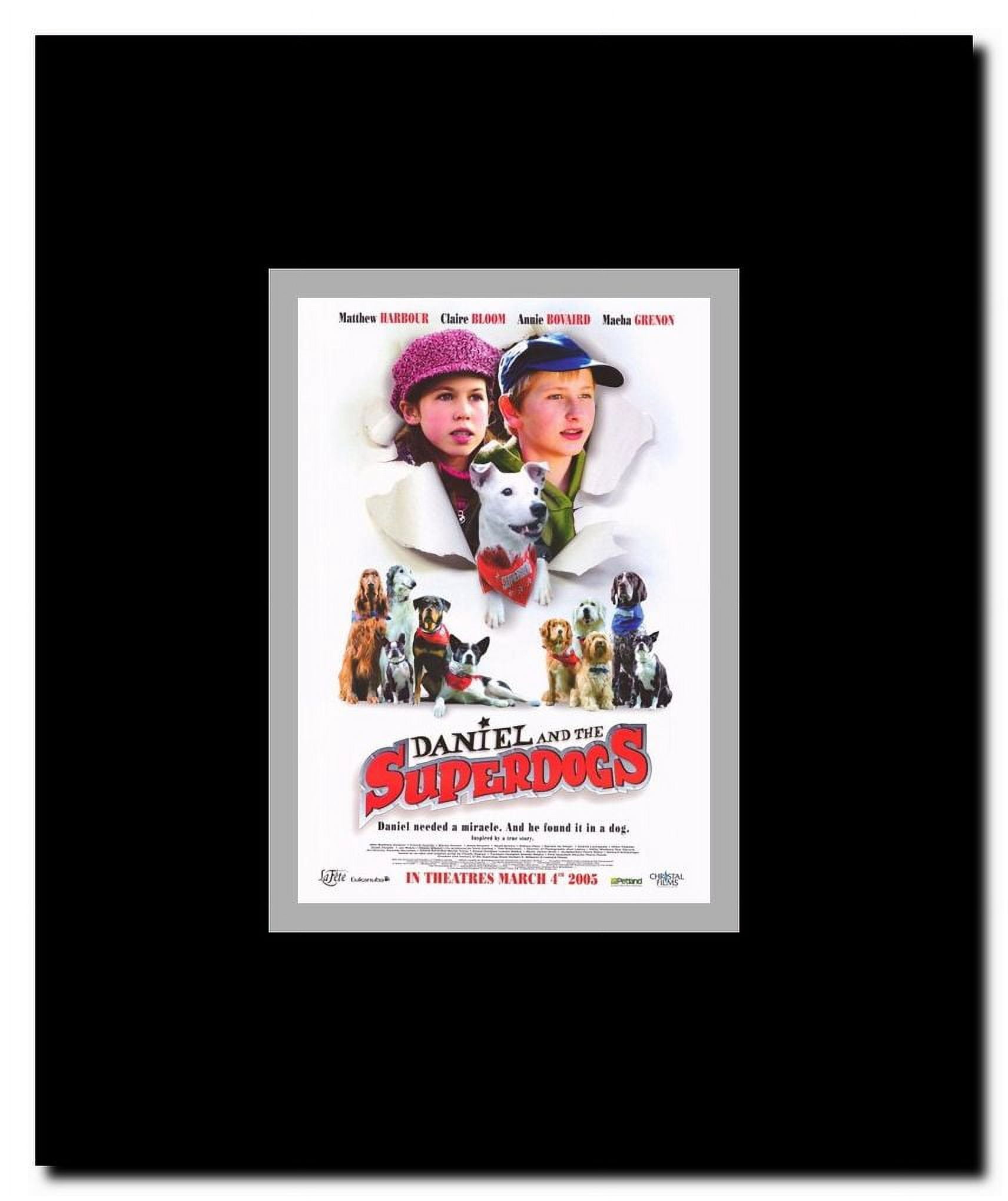 Daniel and the Superdogs Framed Movie Poster