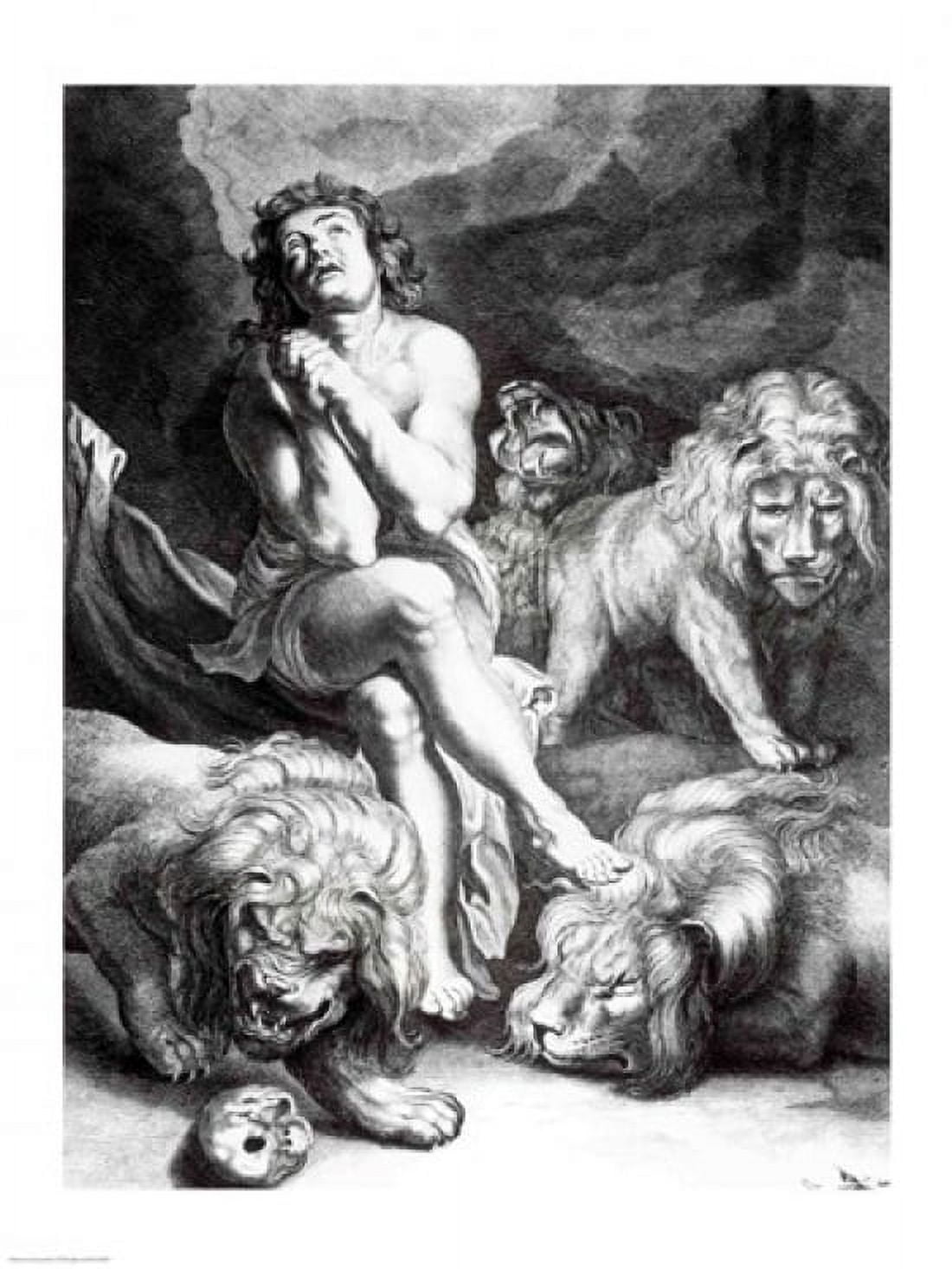 Daniel in the Lions Den Canvas Art - Peter Paul Rubens (18 x 24)