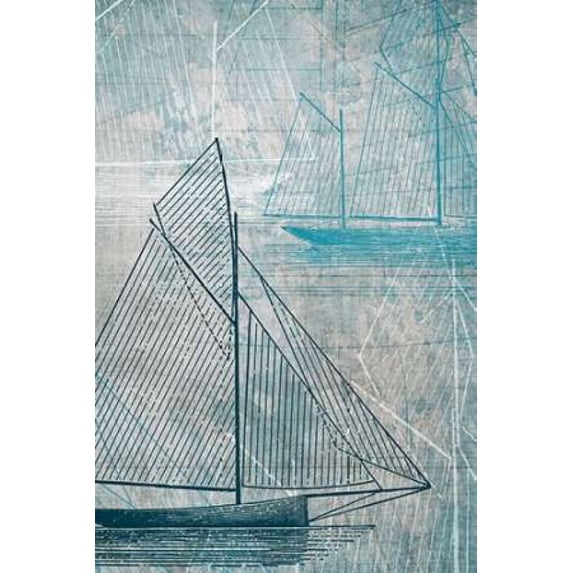 Danielas Sailboat IV Poster Print by Aimee Wilson (12 x 18)