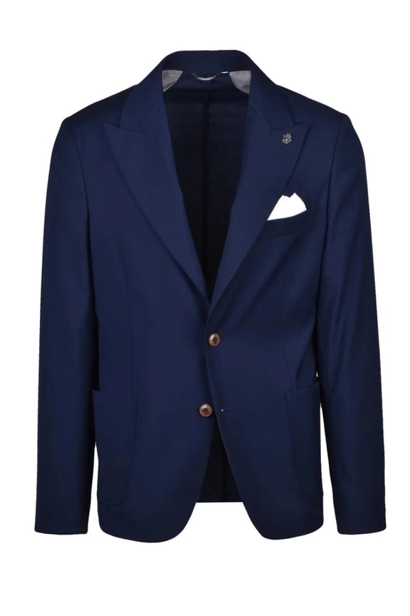 Jacket Polyester/Viscose/Elastane - Blue (Men's)