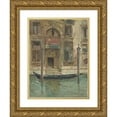 thumbnail image 1 of Daniele Bucciarelli 19x24 Gold Ornate Framed and Double Matted Museum Art Print Titled - Portal of a Venetian Palace (1839-1911), 1 of 4