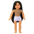 thumbnail image 1 of Black Hair Brown Eyed 18inch Doll | Daniella Girl Doll – UNDRESSED 18 inch Doll | American Fashion World, 1 of 1