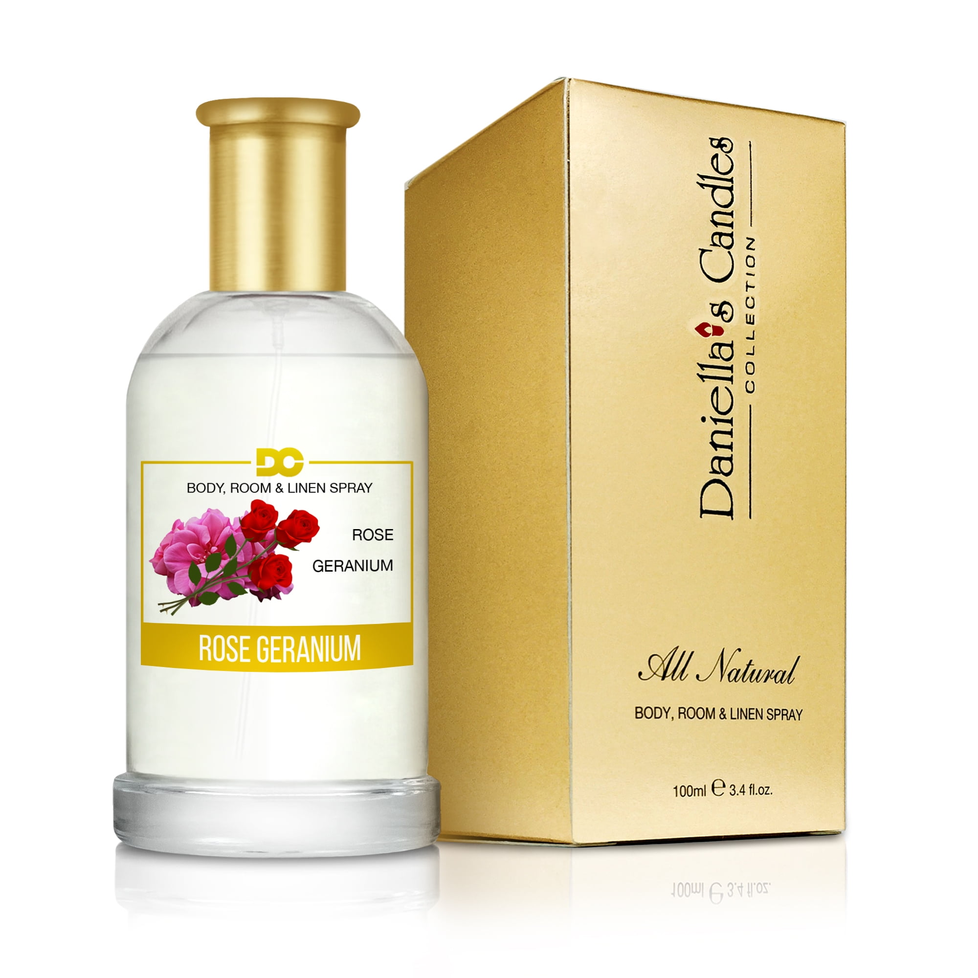 Rose Geranium Vegan Body Room and Linen Spray