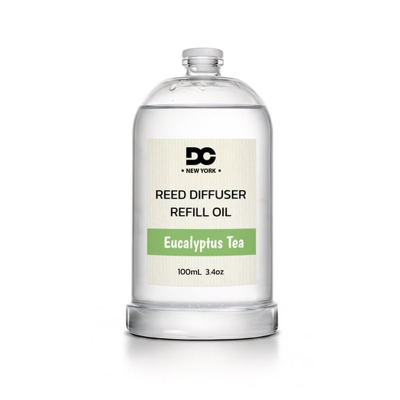 Daniella's Candles Eucalyptus Tea Reed Diffuser Refill Oil 3.4oz/100mL