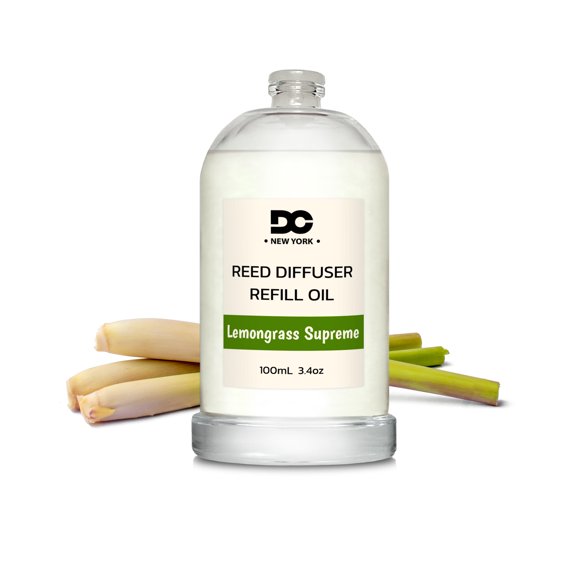 Daniella's Candles Lemongrass Supreme Reed Diffuser Refill Oil