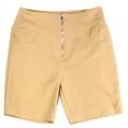 thumbnail image 1 of Danielle Bernstein Womens High Waist Solid Bike Shorts, 1 of 2