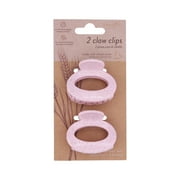 Danielle Creations Eco Wheat Straw Large Hair Claw Clip, Blush