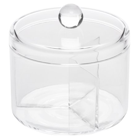 Danielle Creations Large 3-Compartment Round Acrylic Organizer
