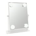 thumbnail image 1 of Danielle Creations Slim L.E.D. Lighted Vanity Makeup Mirror, White, 1 of 7