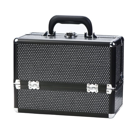 Danielle Crystal Cosmetic Case, Black