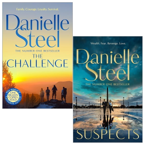 Danielle Steel 2 Books Collection Set - Suspects & The Challenge