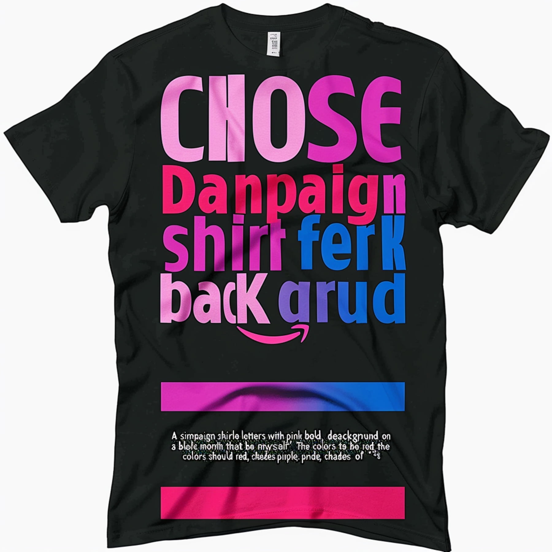 Danielle T Pride Month Black TShirt Bold Colorful Design LGBTQ+ Pride