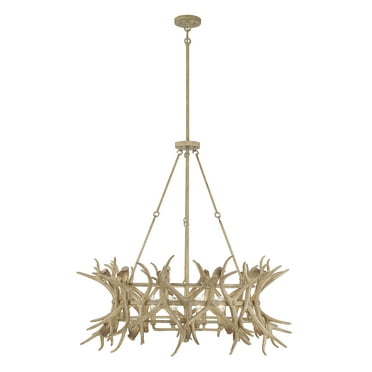 Daniels 8-Light Chandelier in Natural Antler
