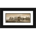 thumbnail image 1 of Daniels, Matthew 24x11 Black Ornate Wood Framed with Double Matting Museum Art Print Titled - New York-New York, 1 of 4