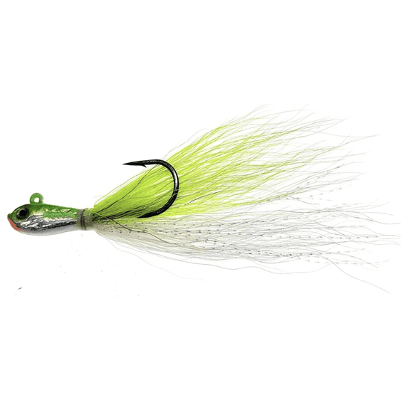 Danielson Bucktail Jig 1/4oz Chartreuse