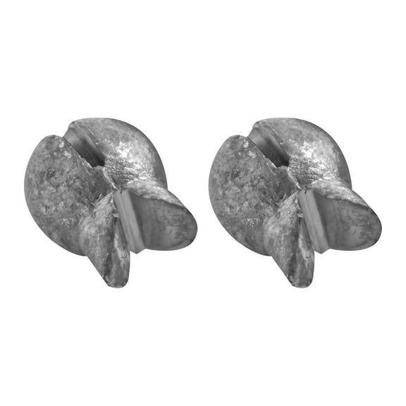 Danielson Removable Split Shot Sinker Splash Set Fishing Weights, Assorted Sizes, 78-pack