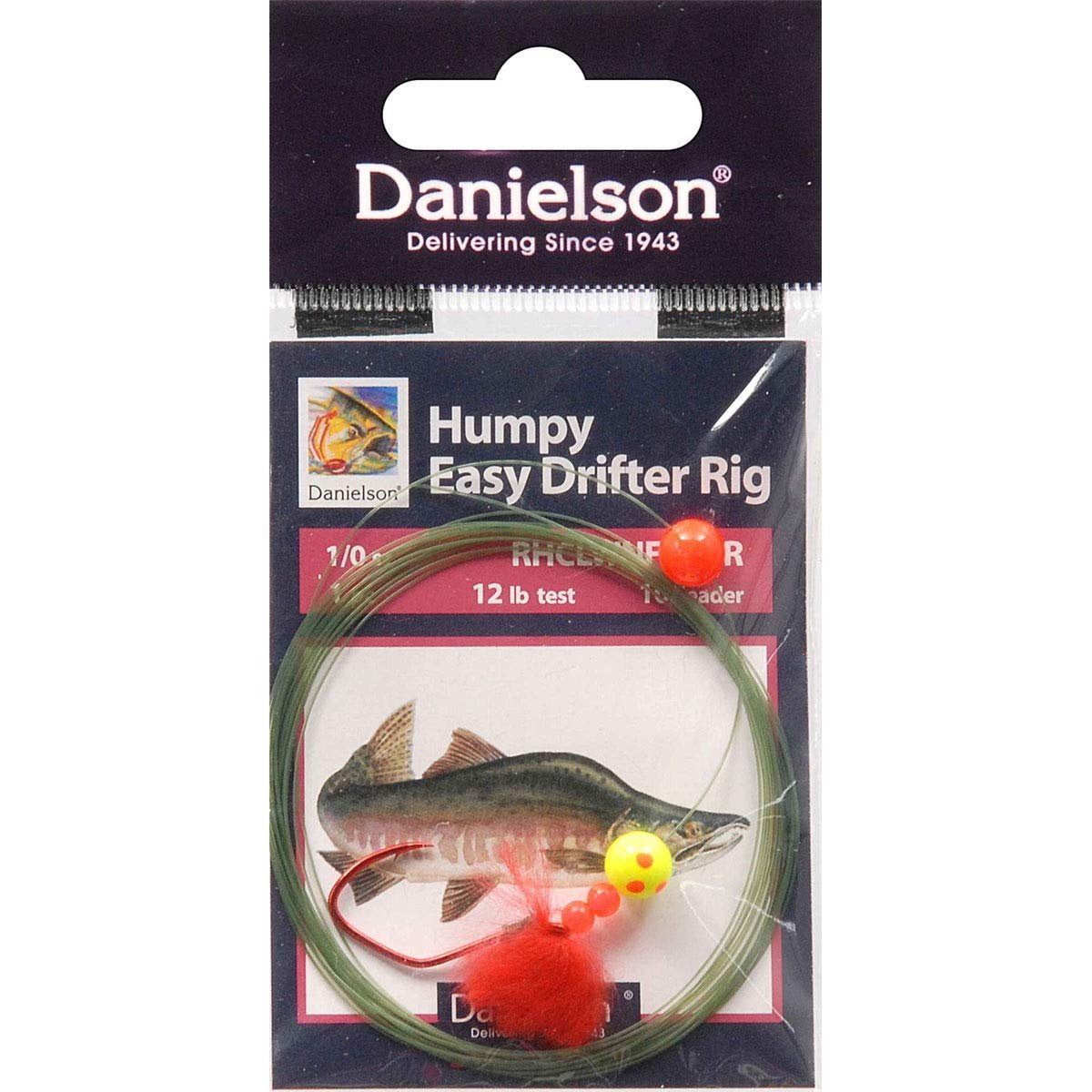 Danielson Rig Humpy Clwn/Frr/Red/Rrrr Fishing Products
