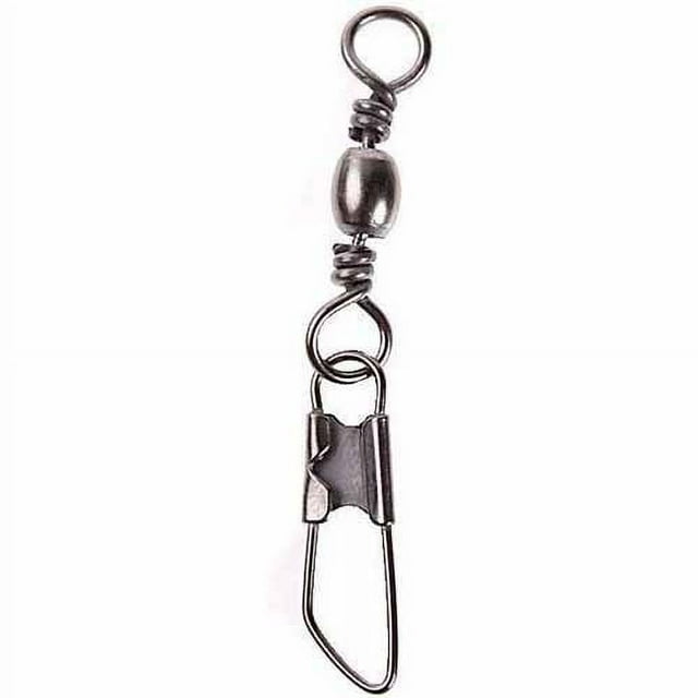 Danielson Solid Brass Barrel Swivels w/ Safety Snaps Fishing Terminal Tackle, #1, 3-pack