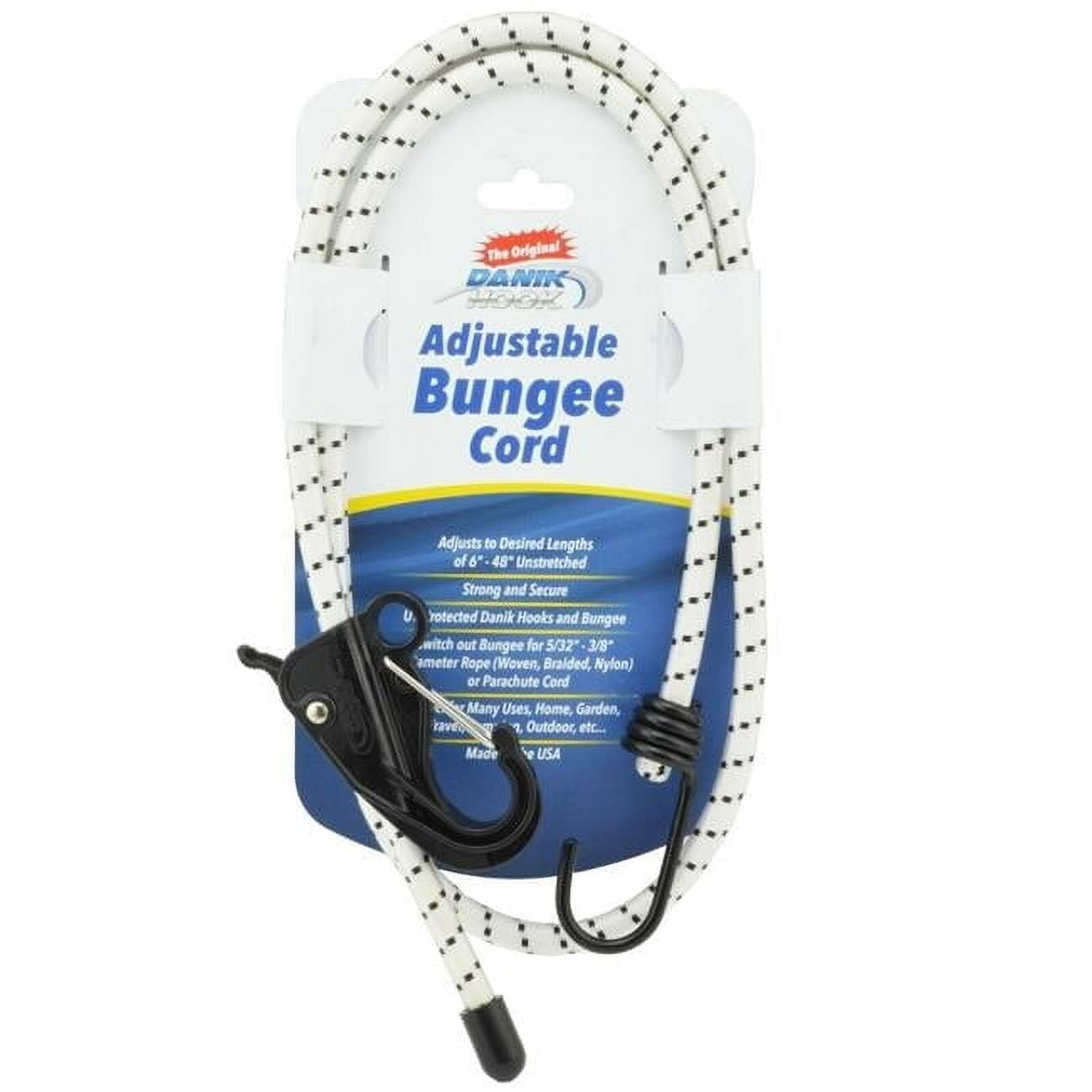 Danik Hook DHCP-BG-BK Adjustable Bungee Cord