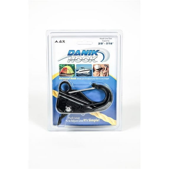Danik Hook DHCP-OG-BK High Strength Composite , Black