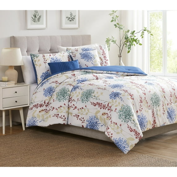 Danika 5-Piece Comforter Set Teal Teal - King