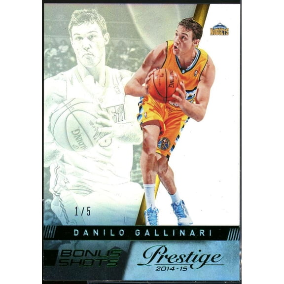 Danilo Gallinari Card 2014-15 Prestige Bonus Shots Green #28