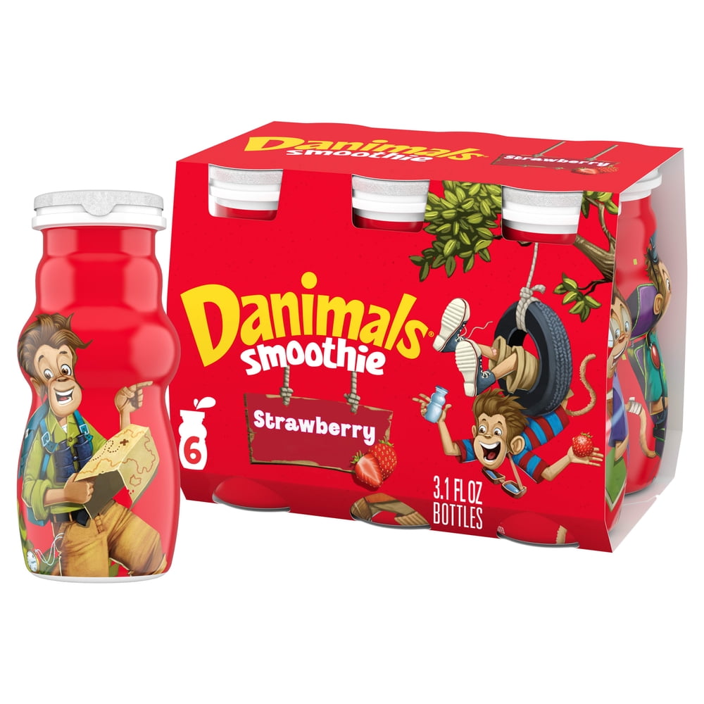 Danone Danimals Strawberry Explosion package