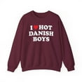 thumbnail image 1 of Danish Boys Denmark Wife Girlfriend Husband Sweatshirt Gift Crew Neck Shirt, 1 of 3