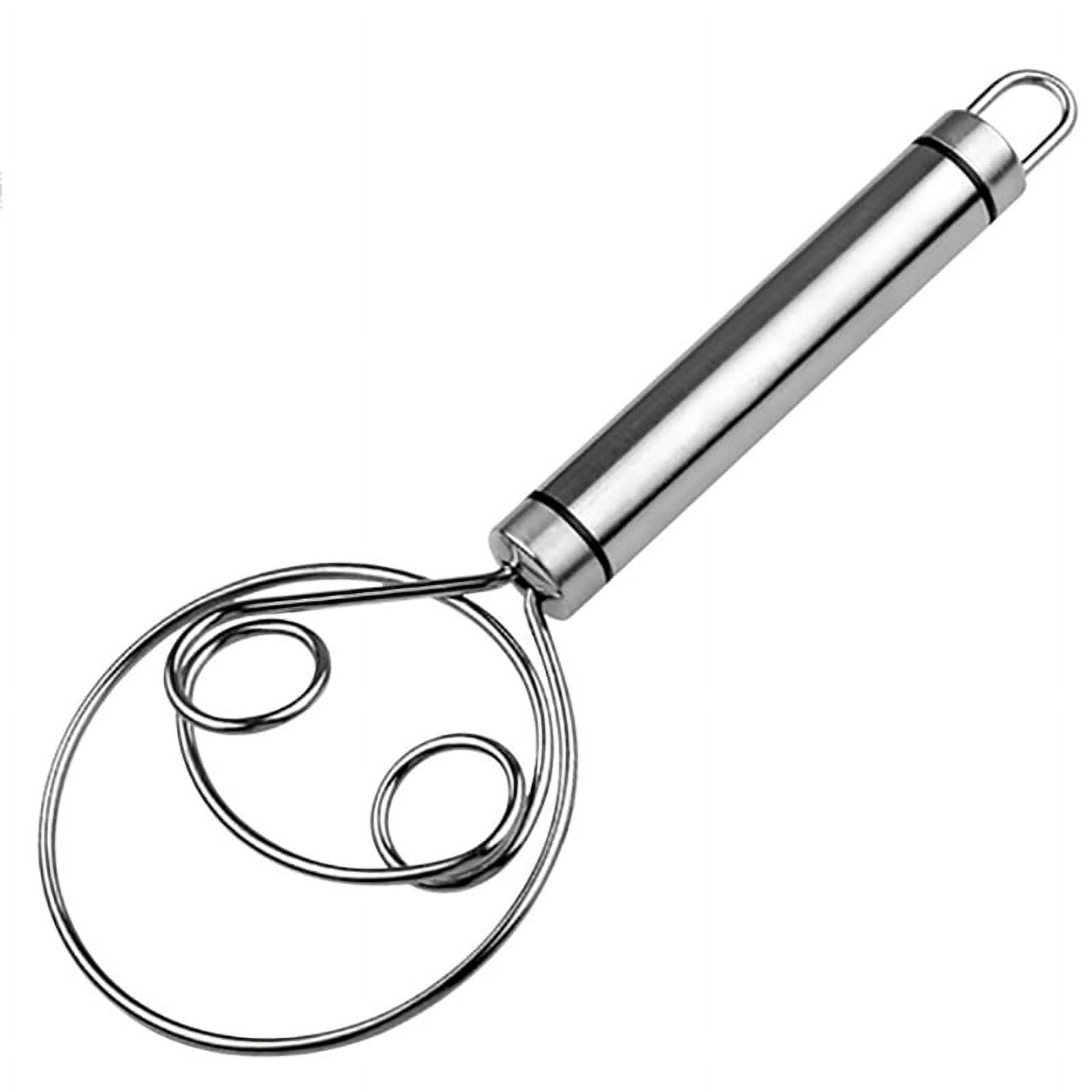 Danish Bread Dough Whisk Stainless Steel Dutch Bread Dough Whisk Scoring Tool Cake for Bread