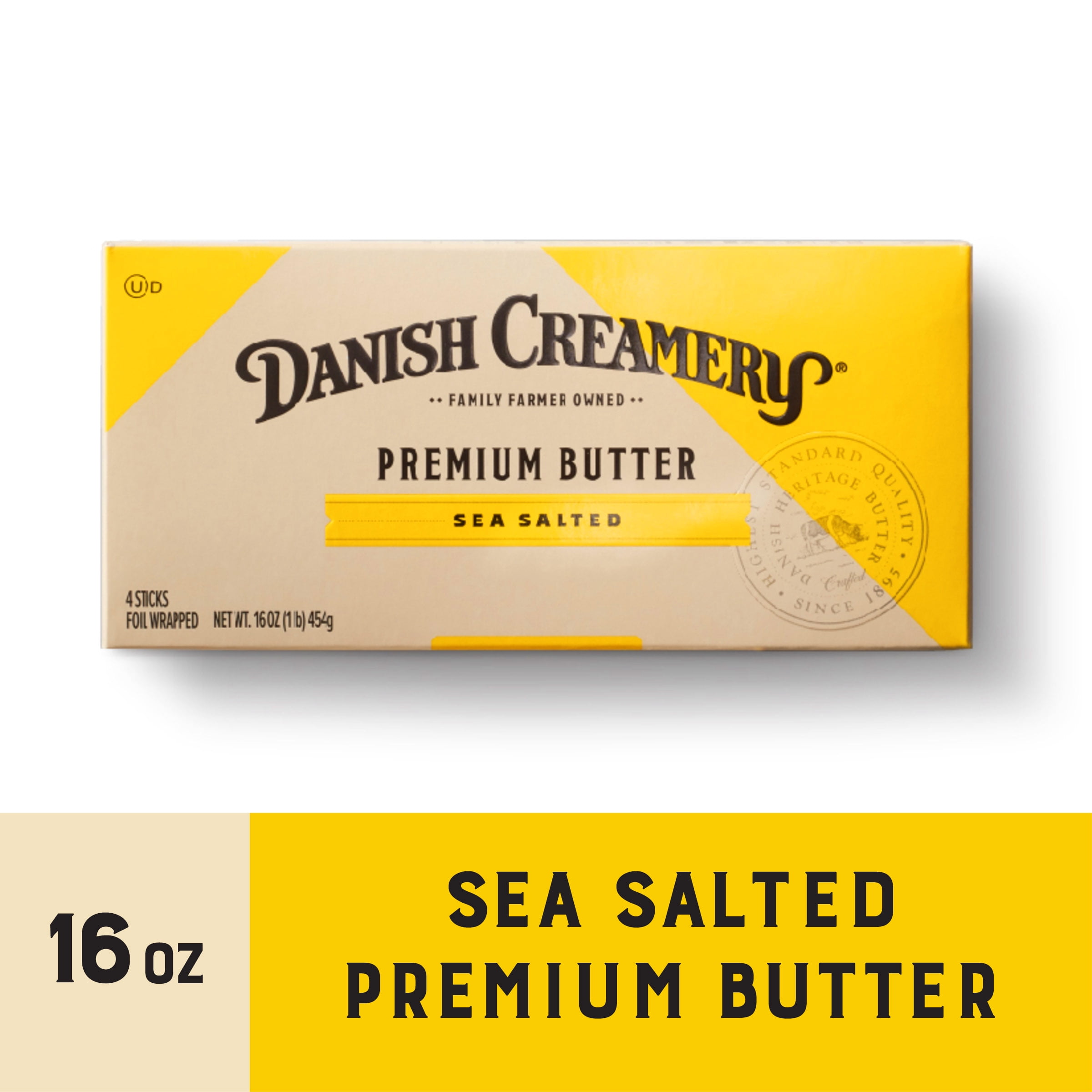 Danish Creamery Premium Sea Salted Butter Sticks 4 ea, Butter & Margarine