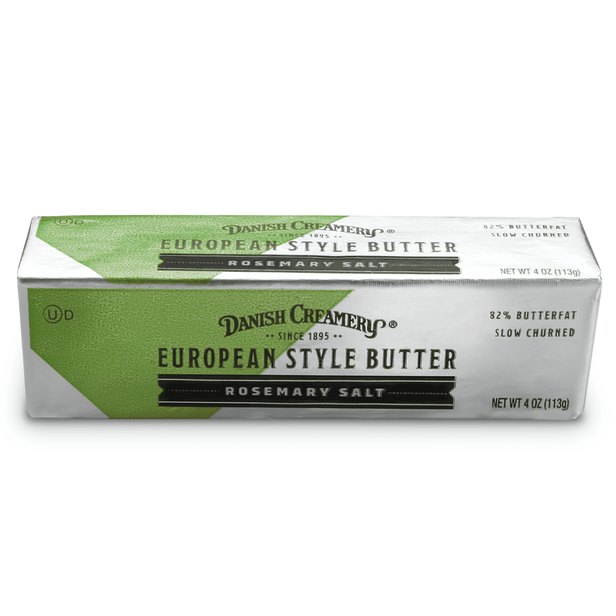 Danish Creamery Rosemary Salted Butter, 4 oz Single Stick