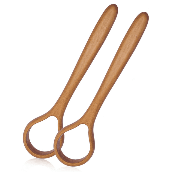 Danish Dough Whisk - 13In Bread Making Tools with Wooden Handle - Baking Whisks for Sourdough, Dough Pizza and More 2pcs