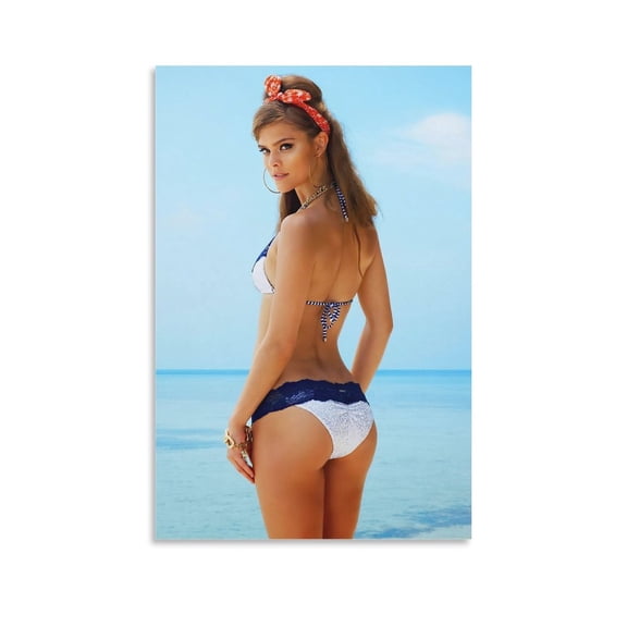 Danish Female Models Nina Agdal Body Hot Girl Poster Picture Print Wall Art Poster Painting Canvas Posters Artworks Gift Room Aesthetic 12x18inch(30x45cm)