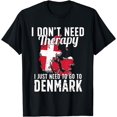 thumbnail image 1 of Danish Flag I Denmark Flag I Vacation Denmark T-Shirt, 1 of 4