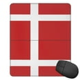 thumbnail image 1 of Danish Flag Square Mousepad Non Slip Rubber Base Mouse Mat For Office Laptop 11.8"X9.8" Inch, 1 of 7