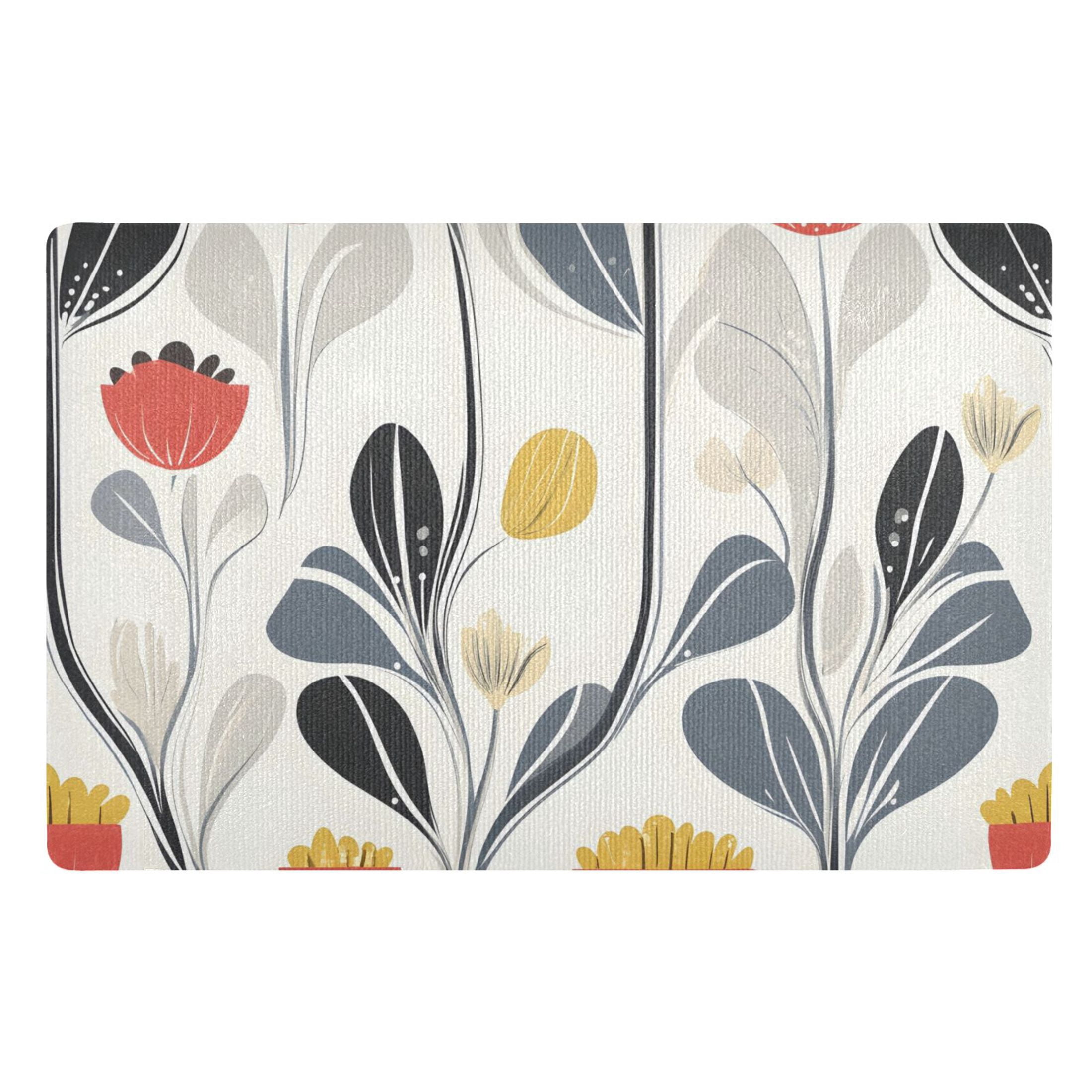 Curated visual reference: Danish Flower Design Floor Door Mat Outdoor Indoor For Home Photo Inspiration