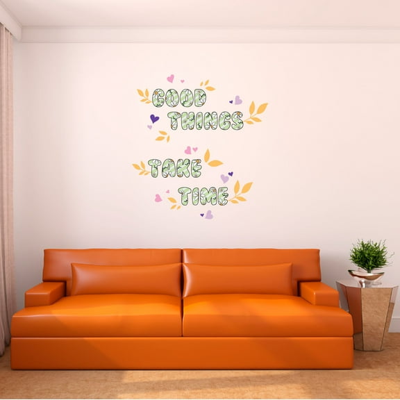 Danish Pastel Wall Decal Cute Inspirational Quote on White Background Bedroom Wall Decal for Girls Quotes and Sayings Cute Themed Room Décor - Size: 9 In x 10 In