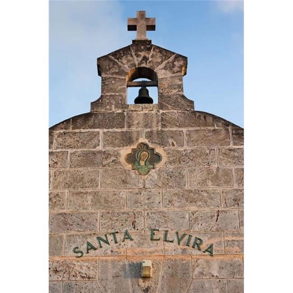 Danita Delimont Cuba Varadero Iglesia Santa Elvira Church Poster Print by Walter Bibikow - 19 x 28