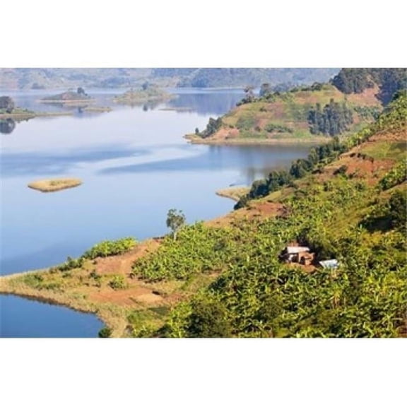 Danita Delimont PDDAF48MZW0228B Lake Mutanda Near Kisoro Uganda Poster Print by Martin Zwick, 19 x 12