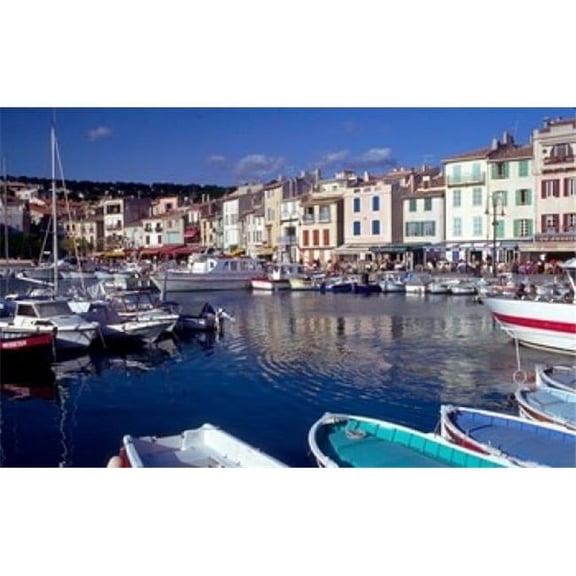 Danita Delimont PDDEU09WBI0003B Harbor View Cassis France Poster Print by Walter Bibikow, 36 x 18