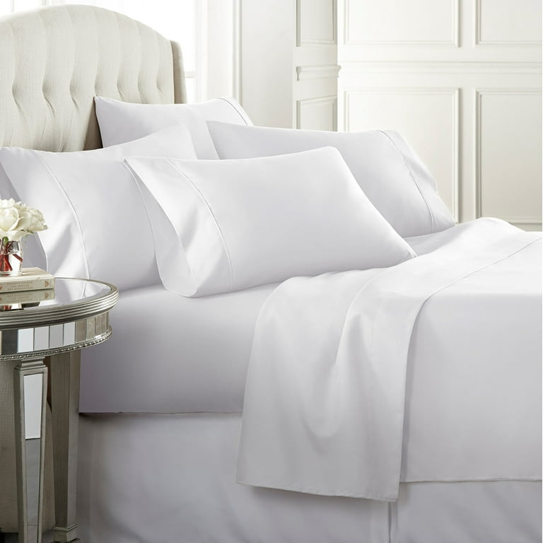 Danjor Linens Bed Sheets Set, HOTEL LUXURY 1800 Series Platinum Collection Bedding  Set, Deep Pockets, Wrinkle & Fade Resistant, Hypoallergenic Sheet & Pillow  Ca…