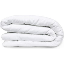 Danjor Linens Duvet Insert - Comforter for Twin Size Bed Microfiber, White﻿
