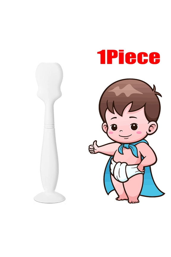 -1/3/6Pieces Baby Diaper Applicator Soft Silicone Applicator Scraper With Humanized Handle For Newborns