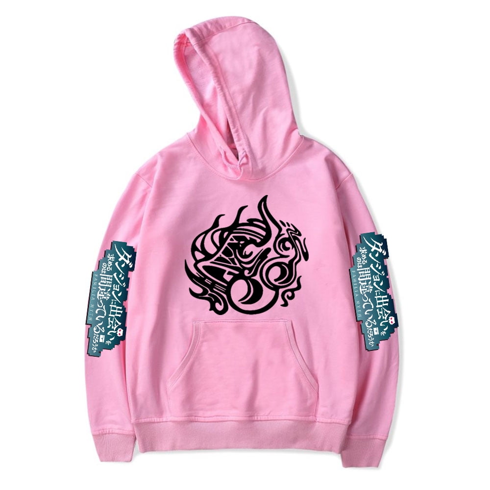 Danmachi Hoodie Fashion Sweatshirt Hip Hop Style Longsleeve Winter Clothes for Men Walmart