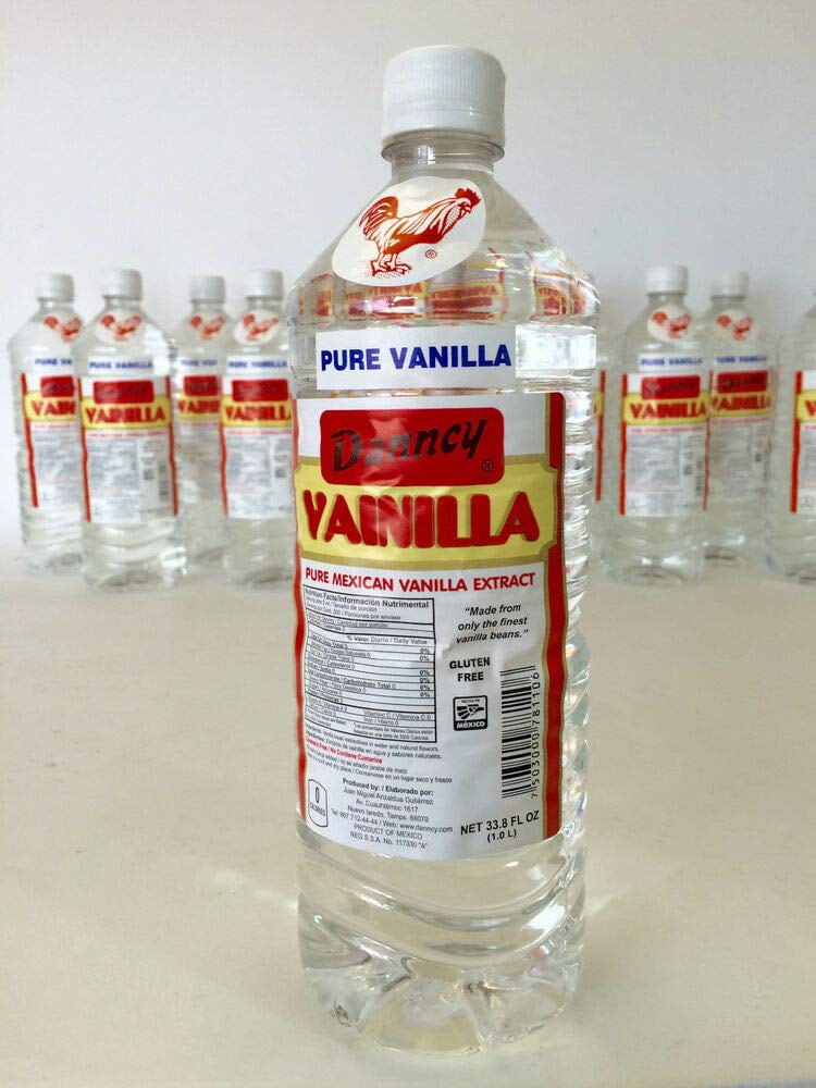 Danncy Clear Pure Mexican Vanilla Extract 12 Pack